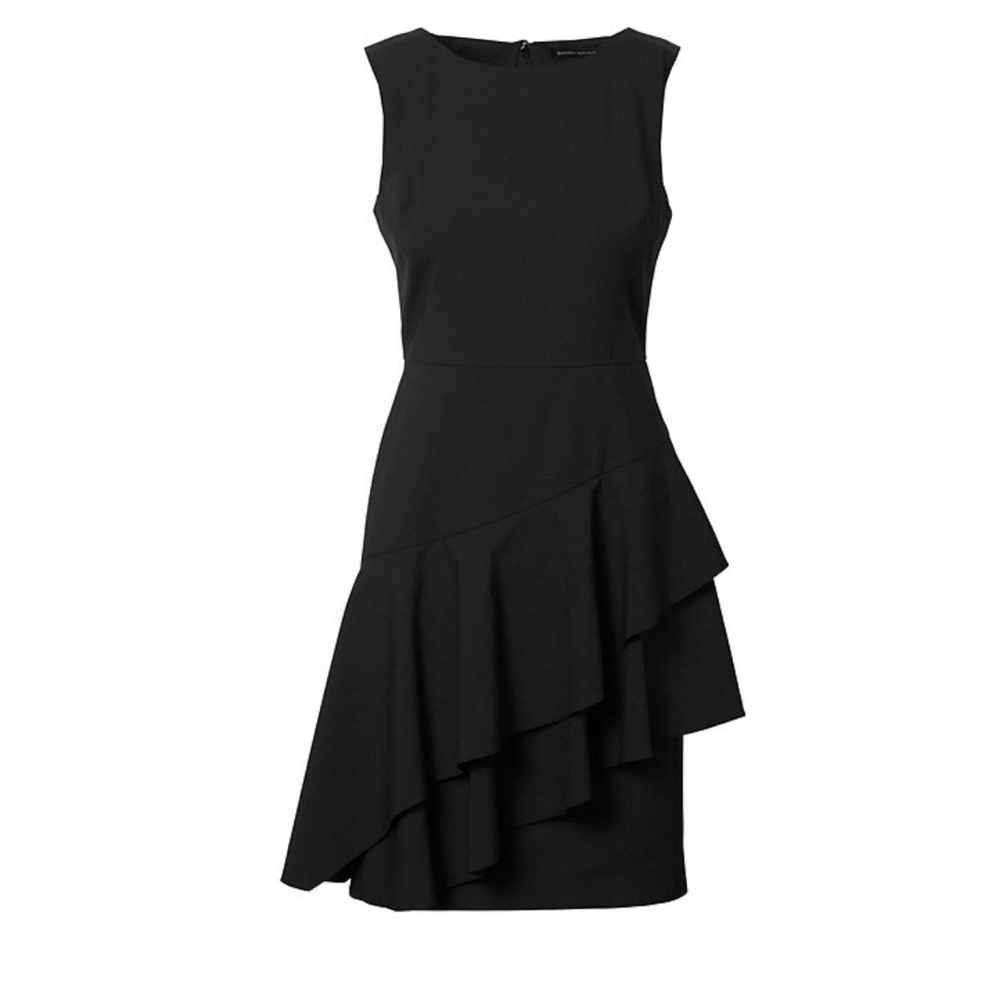 Banana Republic Black Asymmetrical Dress